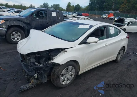 2016 Hyundai Elantra Se/Sport/Limited from USA, damaged, VIN 5NPDH4AE4GH746511